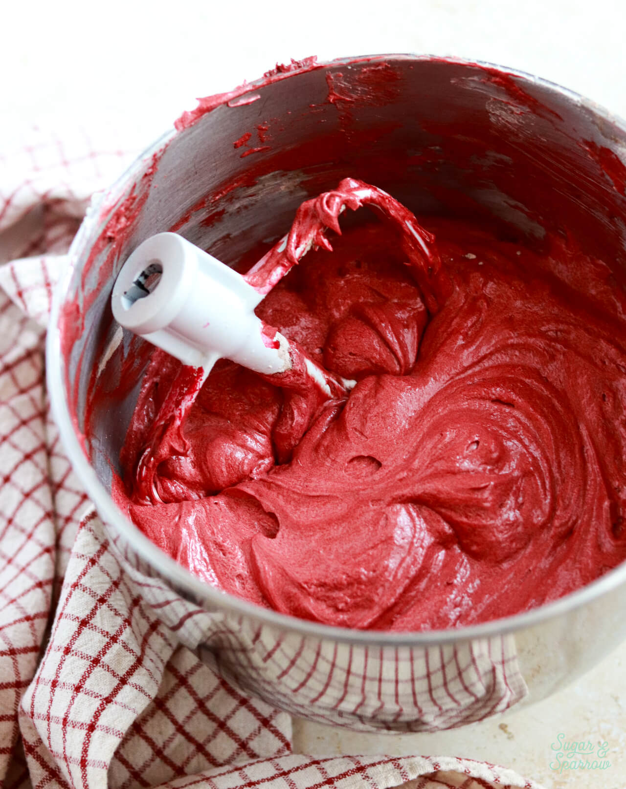 red velvet cake batter