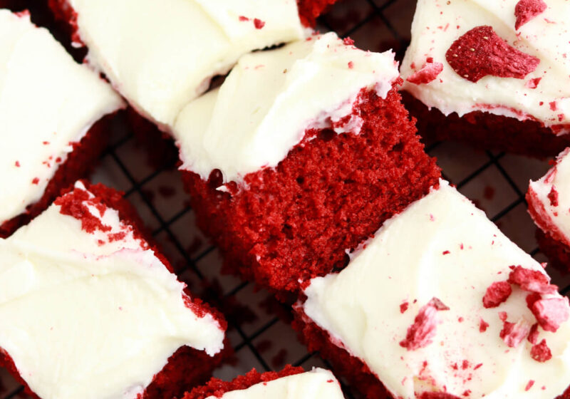red velvet sheet cake recipe with natural food coloring