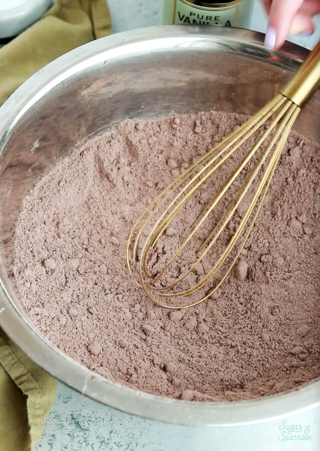 whisk together the dry ingredients