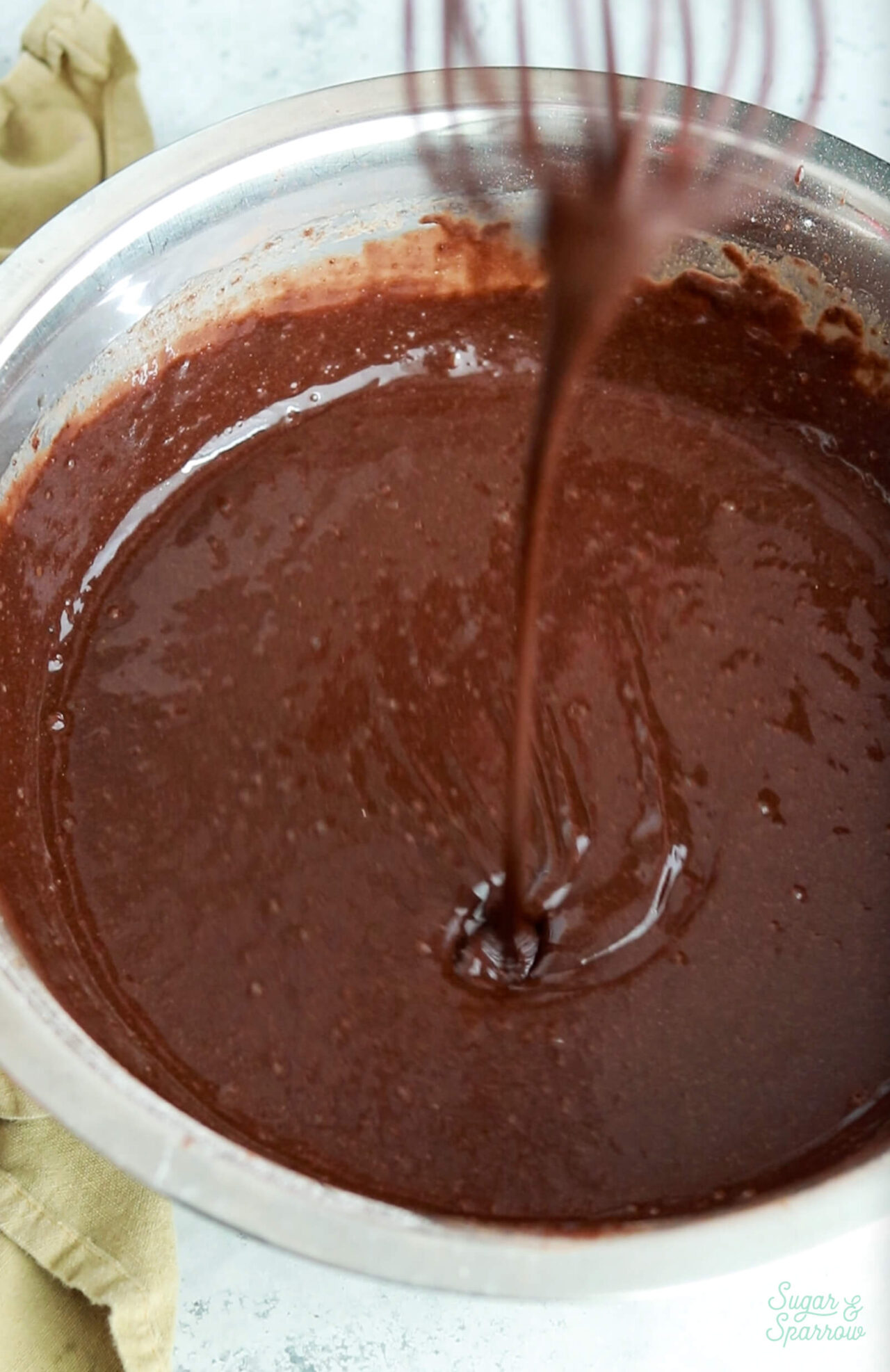 gluten free chocolate cake batter