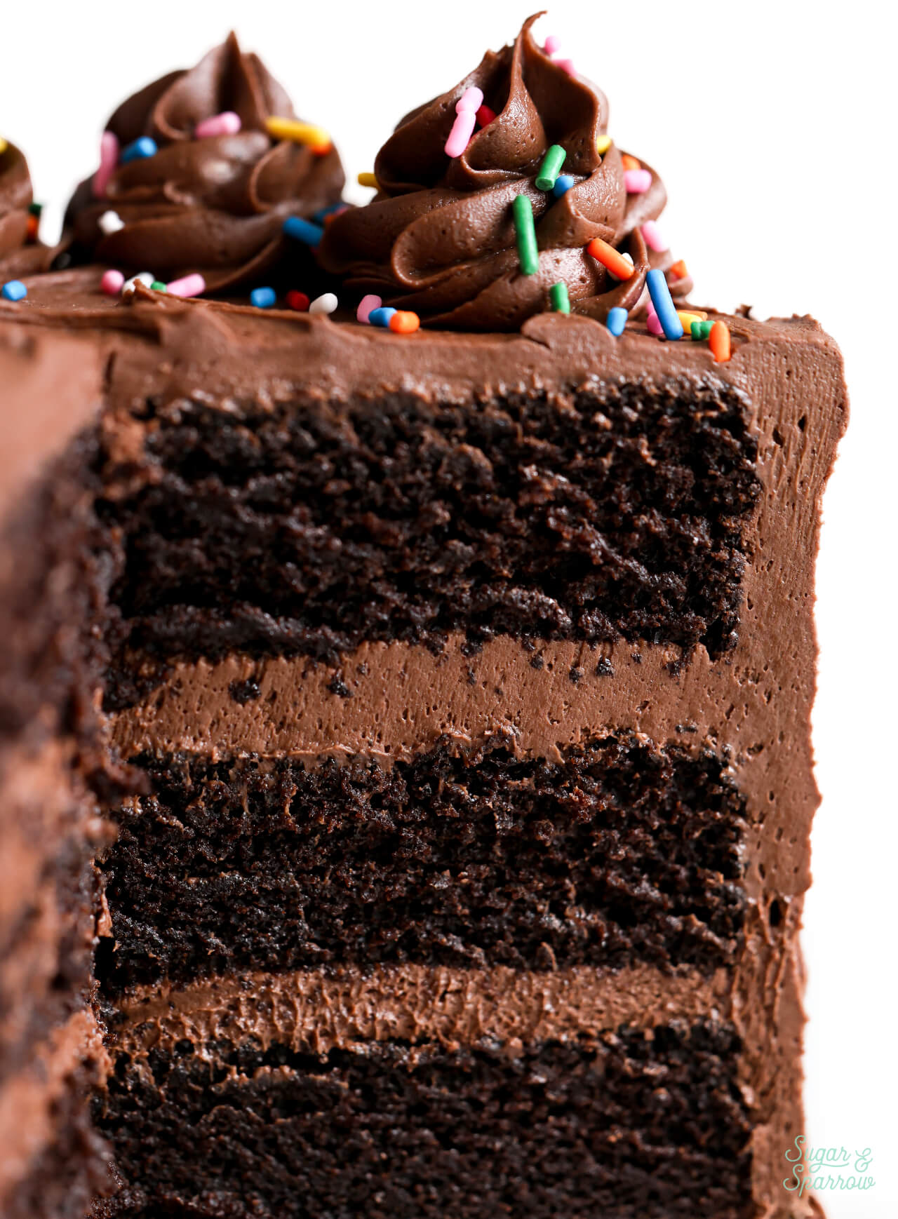 gluten free chocolate cake recipe three layer cake