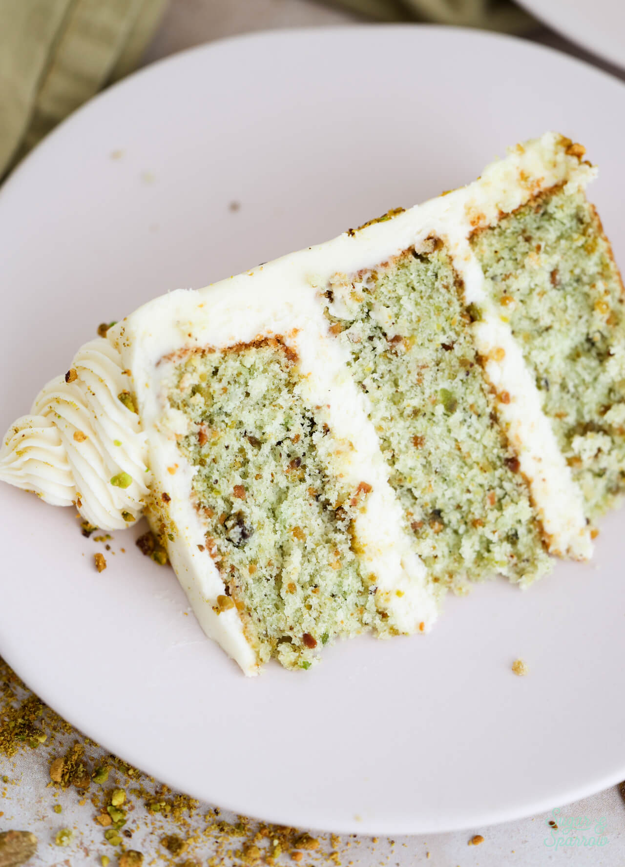 pistachio layer cake recipe