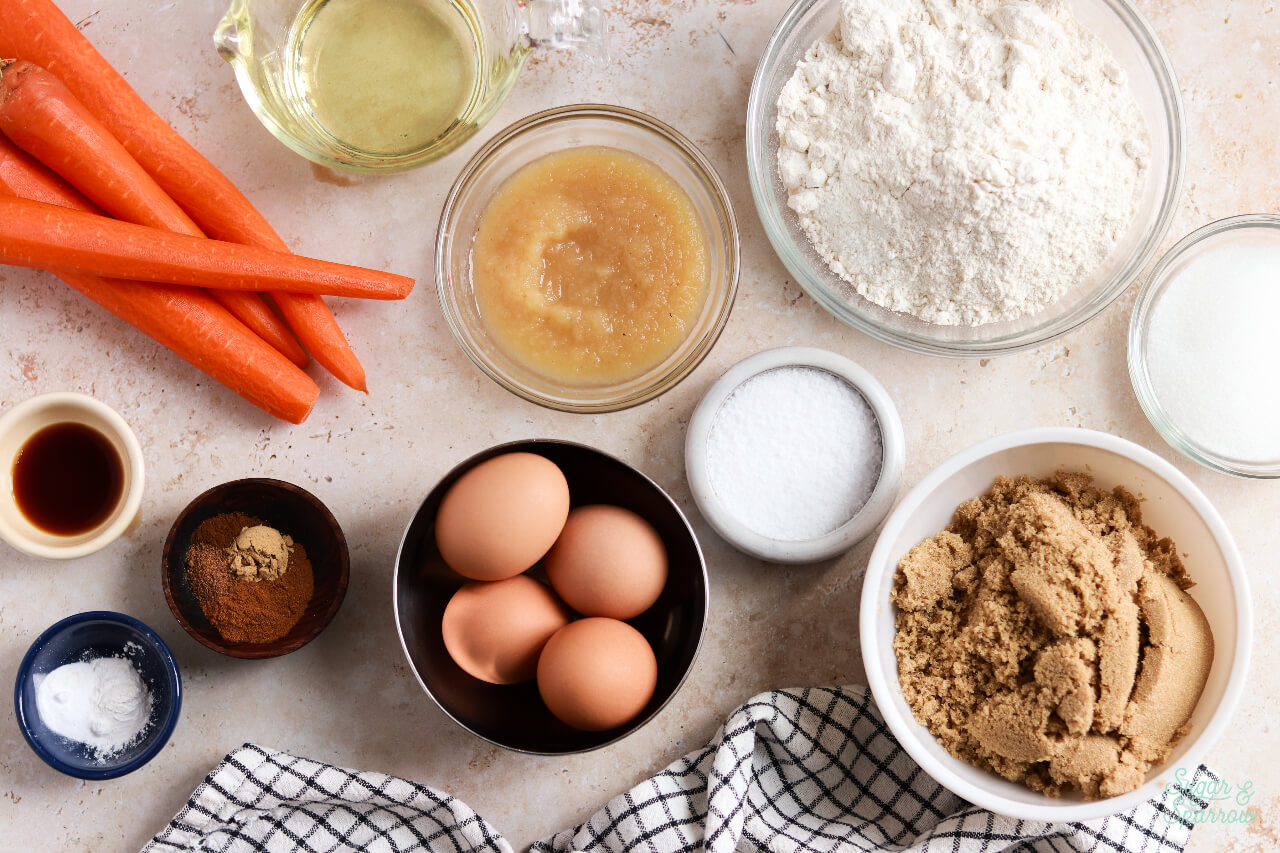 carrot cake ingredients