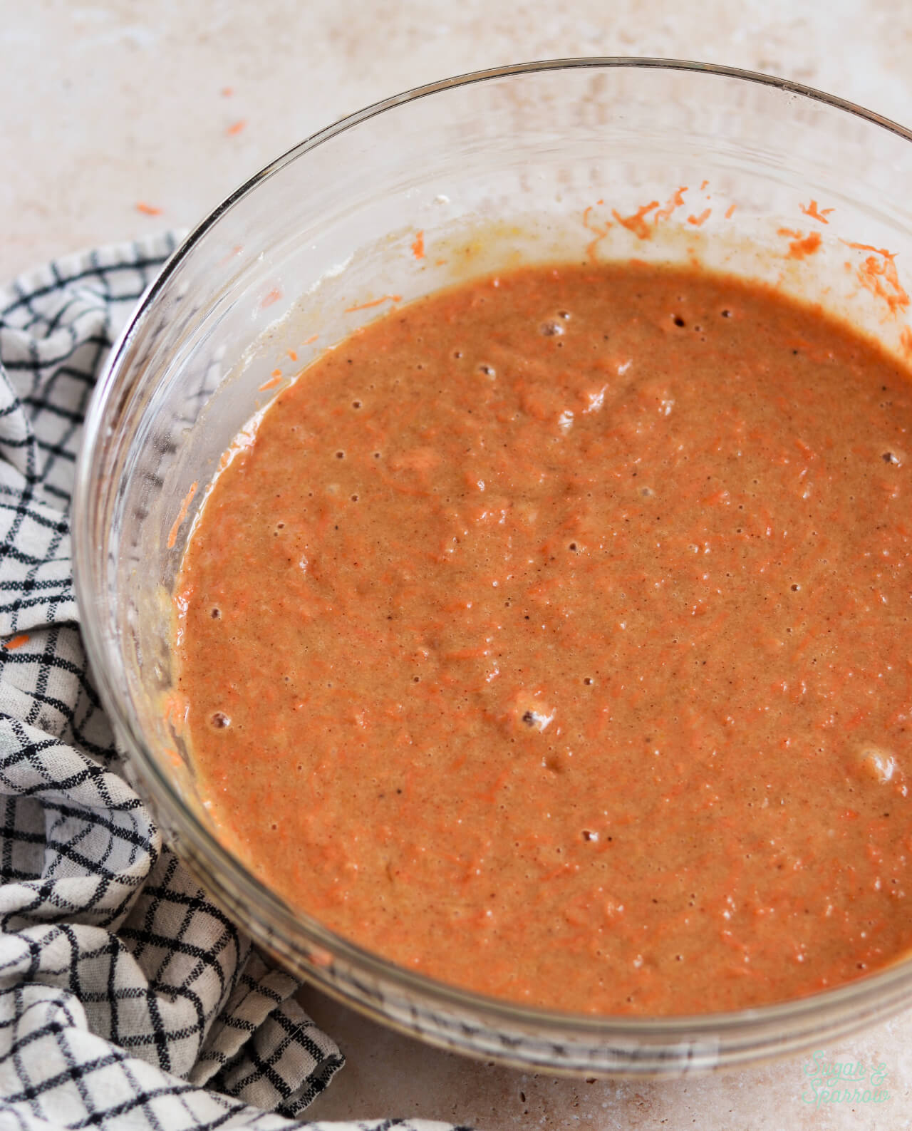 what to add to carrot cake batter
