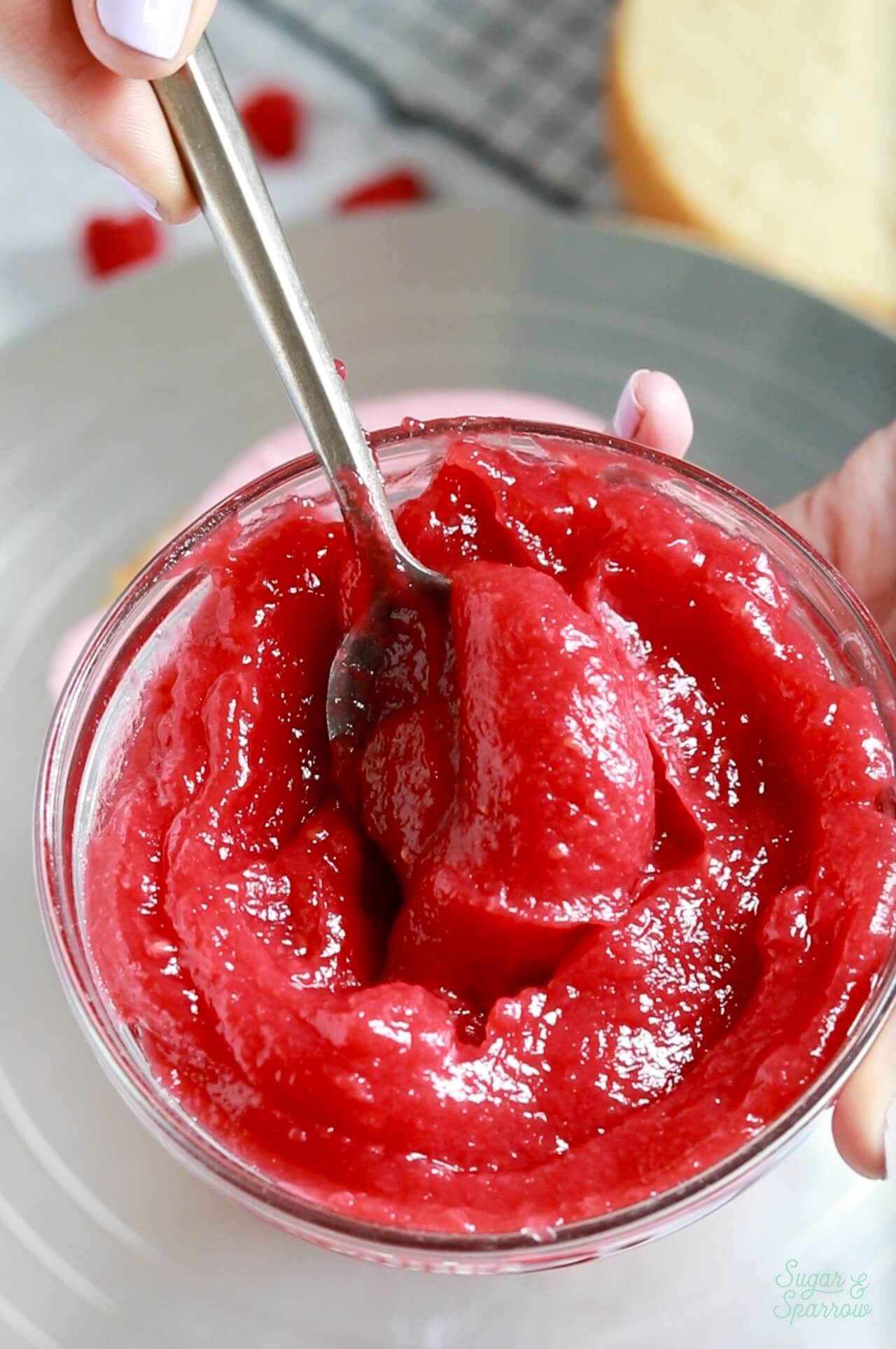 raspberry filling recipe for cakes