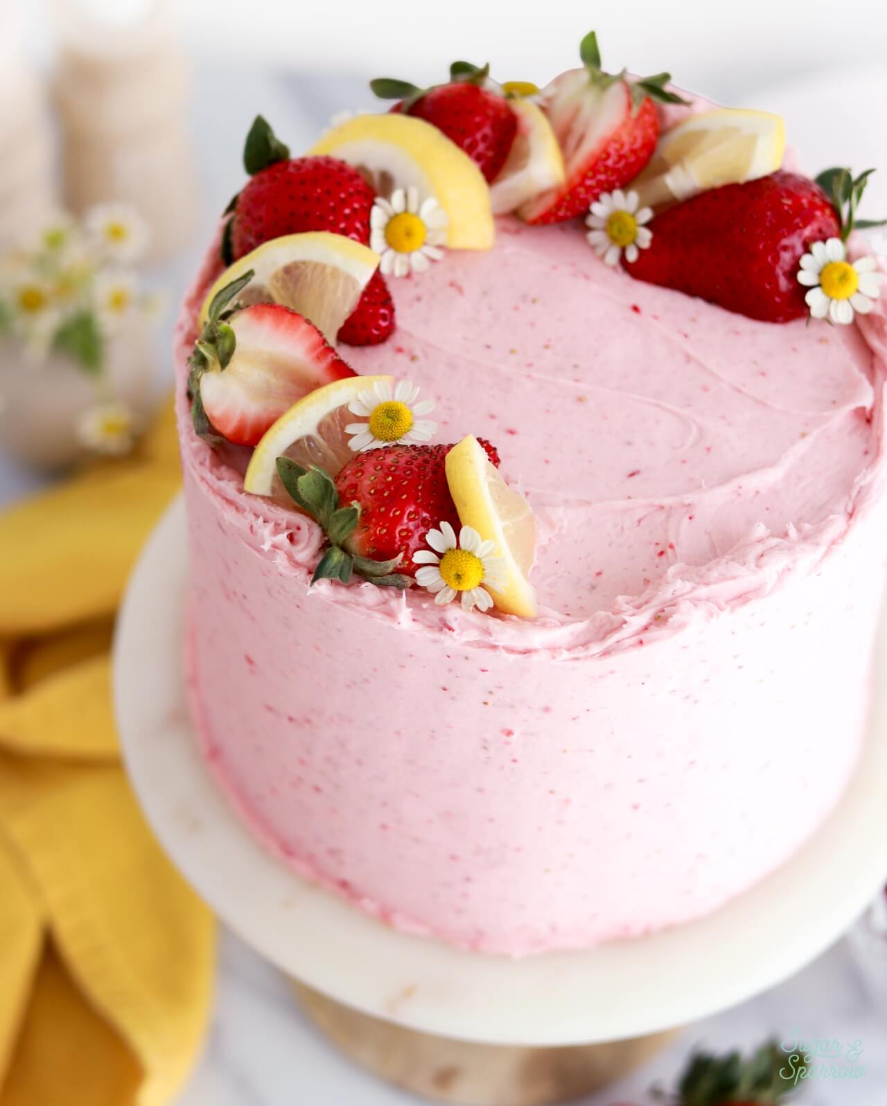 strawberry lemon cake recipe