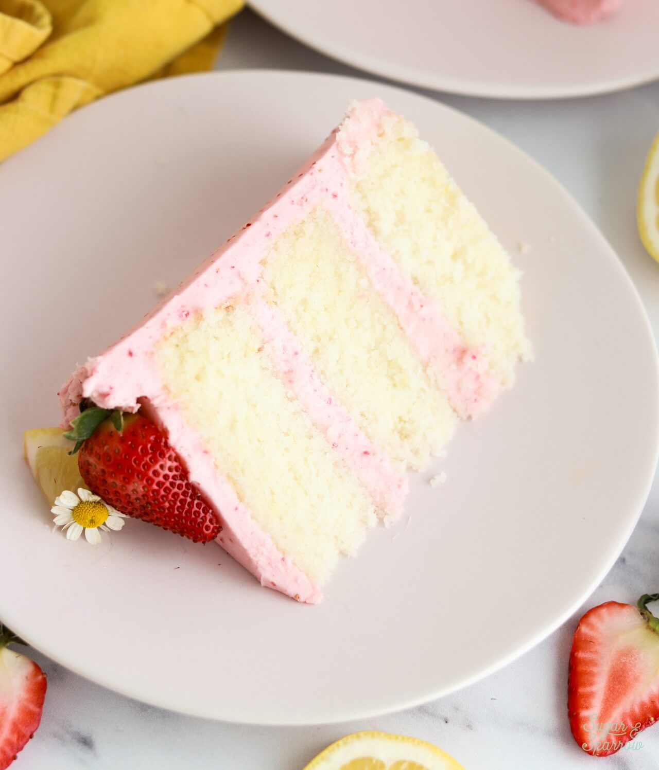 soft and moist lemon layer cake