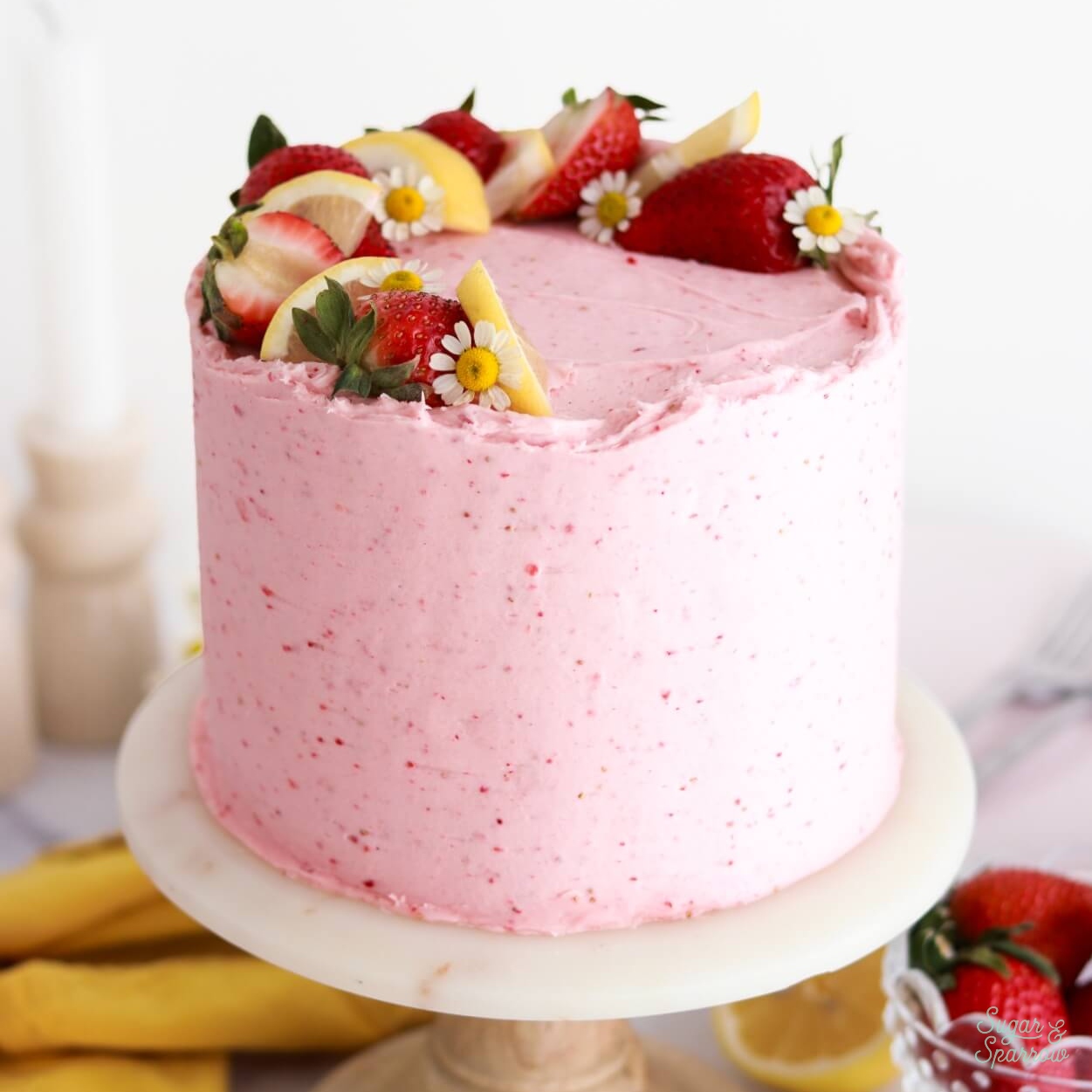 strawberry lemon cake recipe