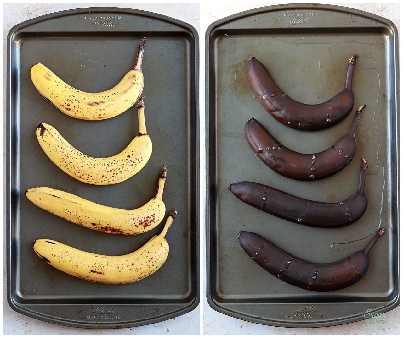 how to roast bananas for baking