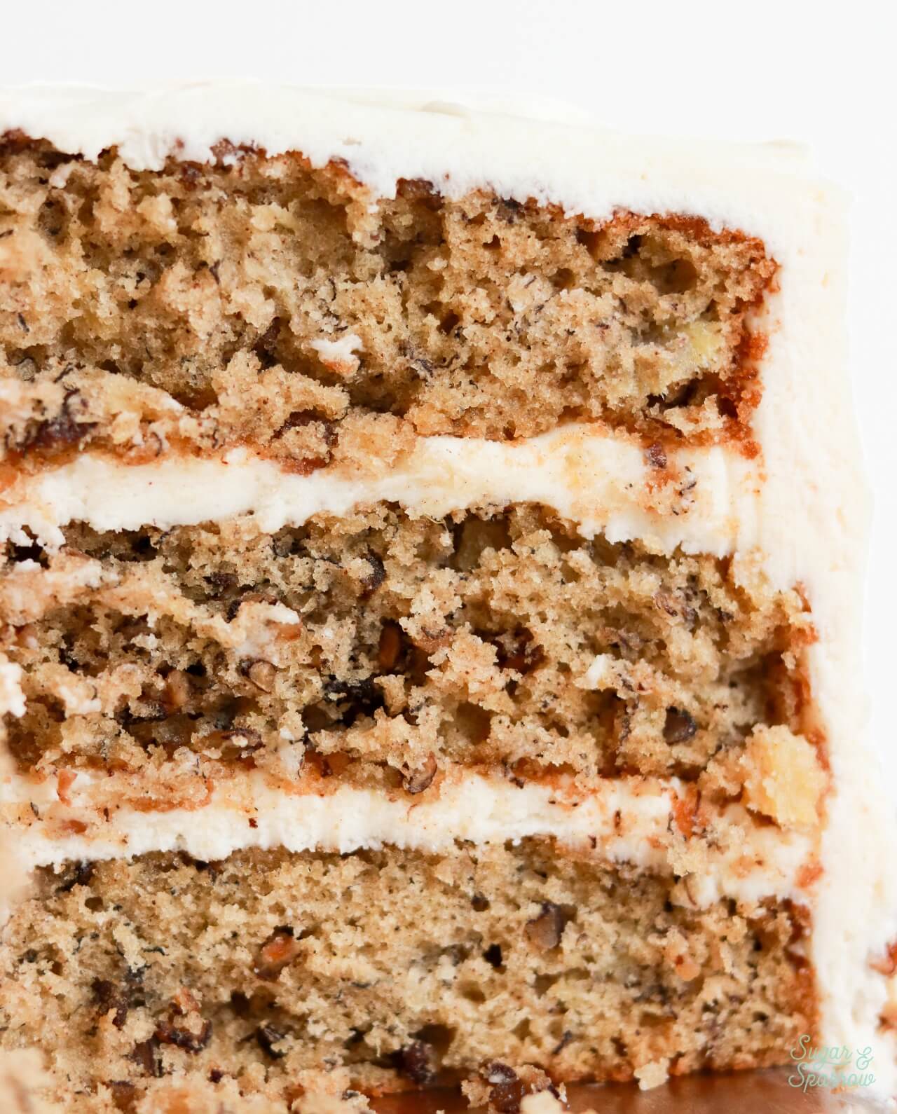 hummingbird cake recipe by sugar and sparrow