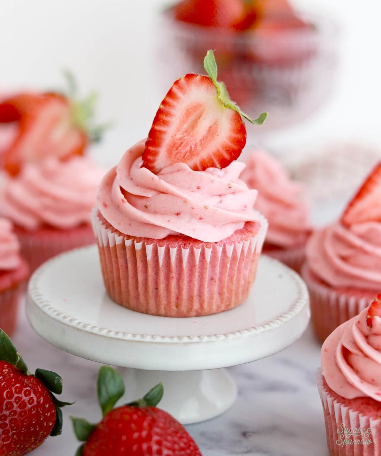 the best strawberry cupcakes
