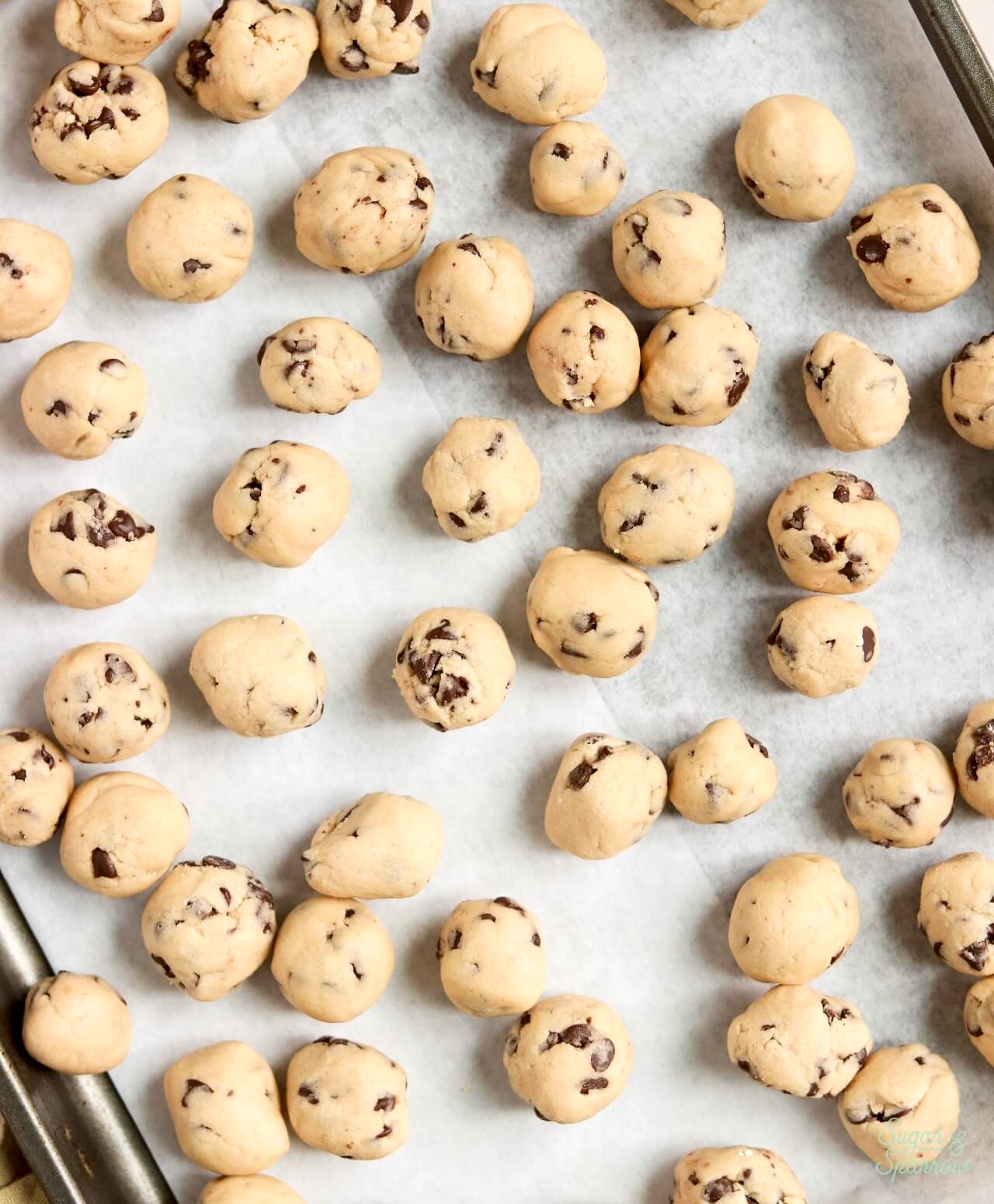 homemade cookie dough chunks for ice cream recipe