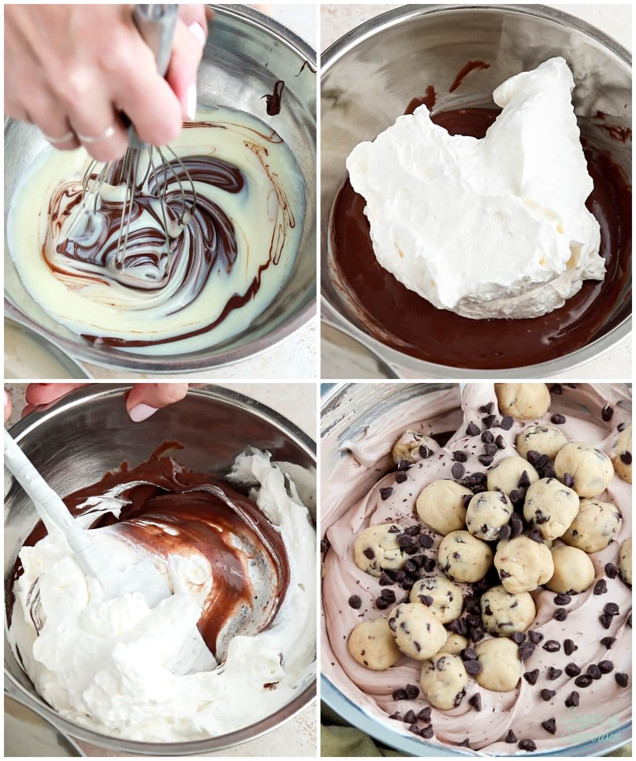 how to make no-churn cookie dough ice cream
