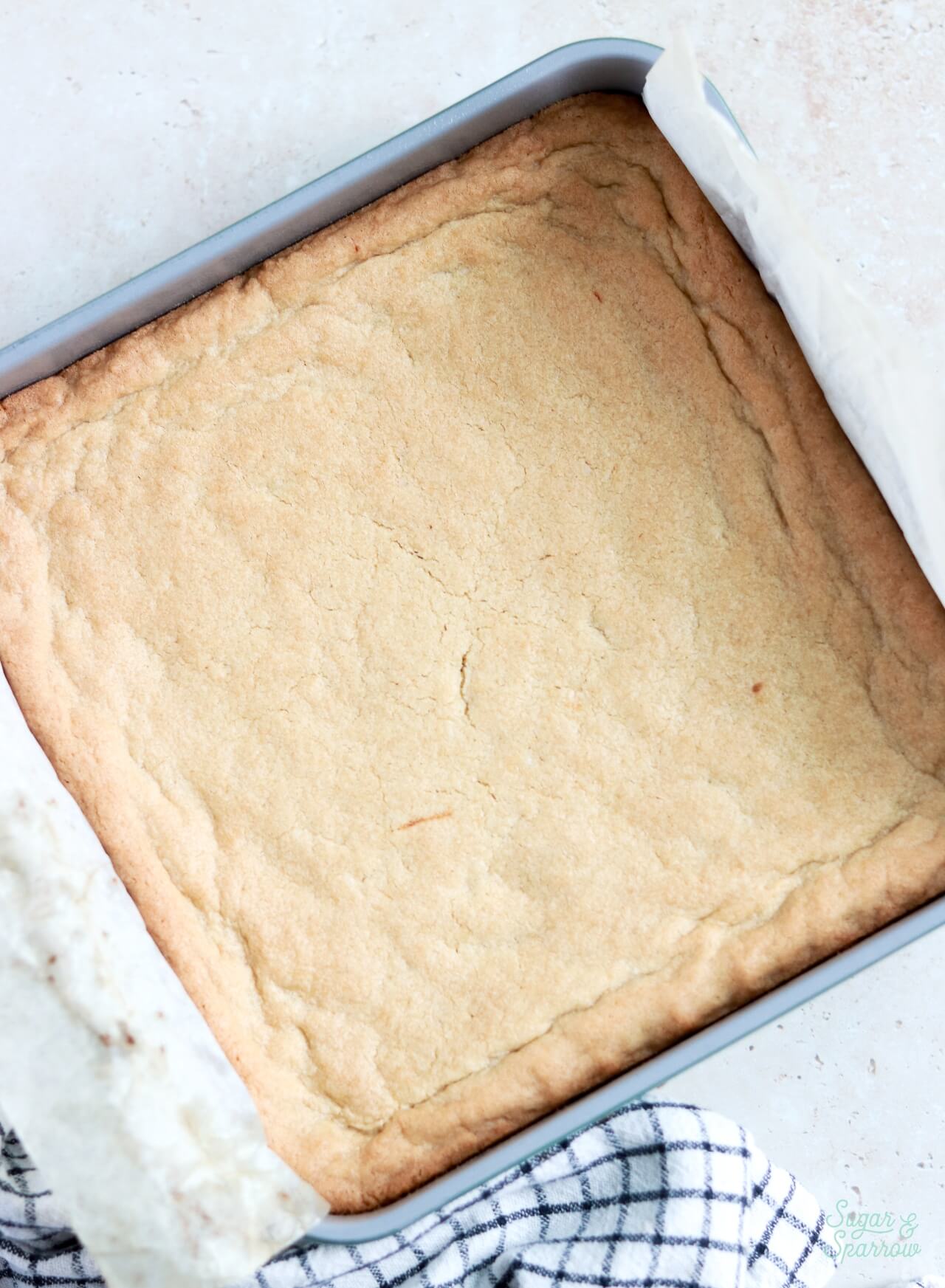 easy sugar cookie bars thick and chewy