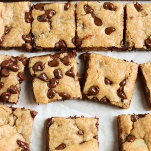 brown butter chocolate chip cookie bars recipe