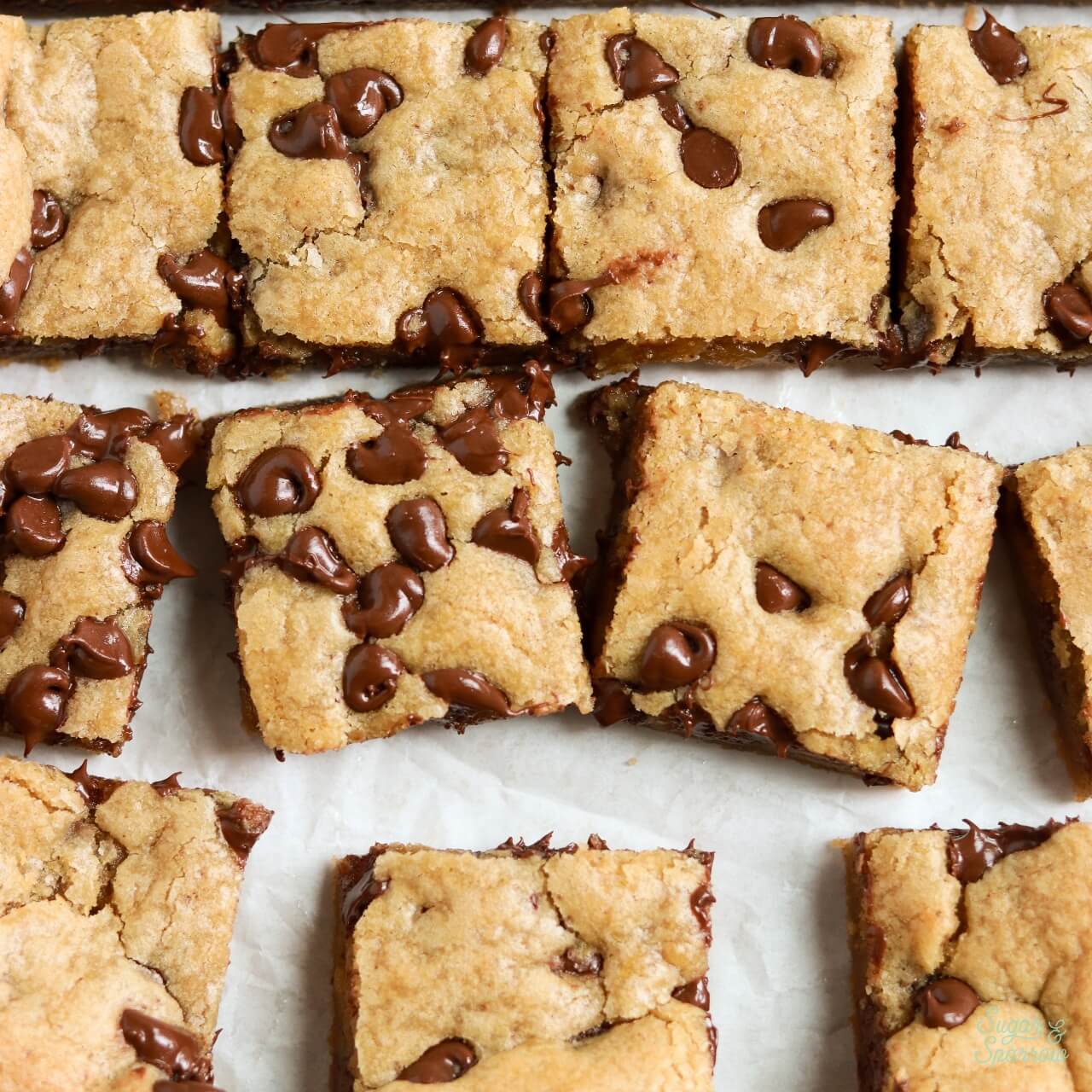 brown butter chocolate chip cookie bars recipe
