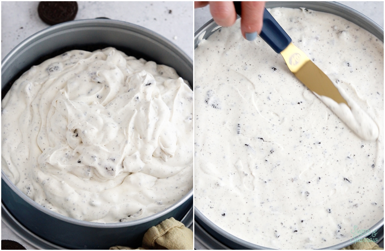 how to make an oreo ice cream cake