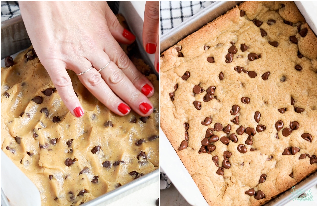 baking brown butter chocolate chip cookie bars