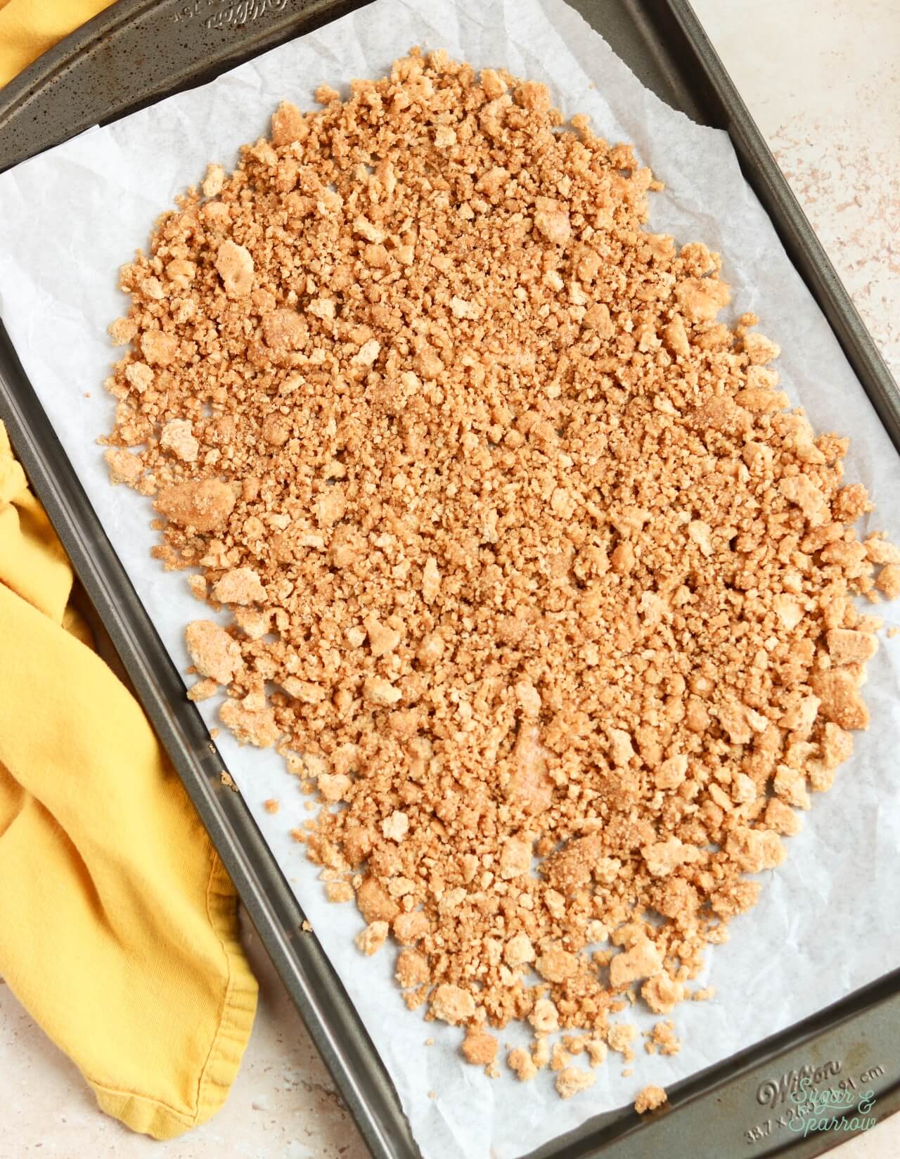 graham cracker clusters for cake