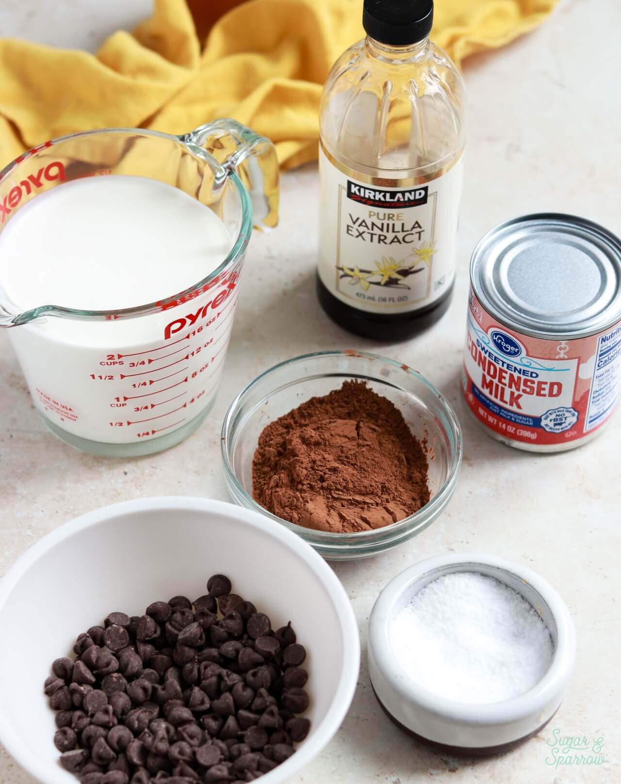 no churn chocolate ice cream ingredients