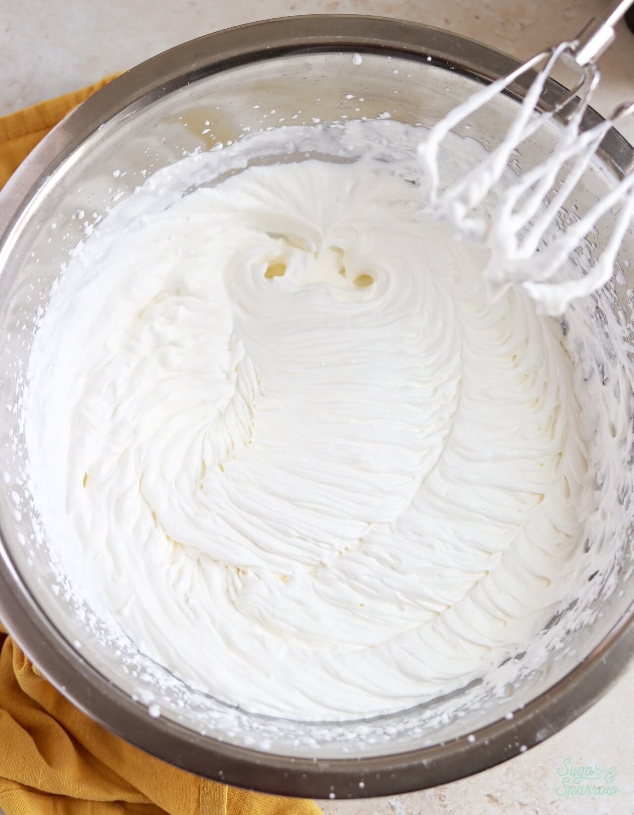 heavy whipping cream stiff peaks