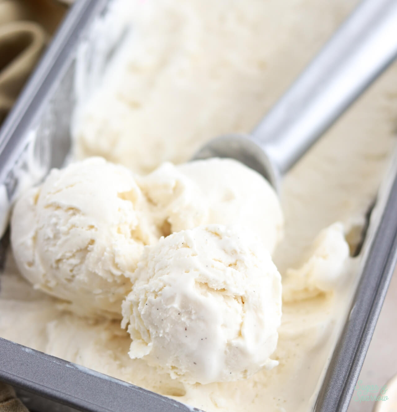 no churn vanilla bean ice cream