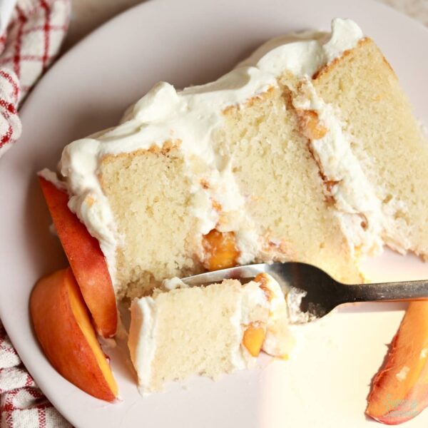 Peaches and cream cake recipe