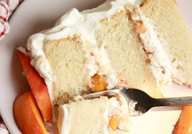 Peaches and cream cake recipe