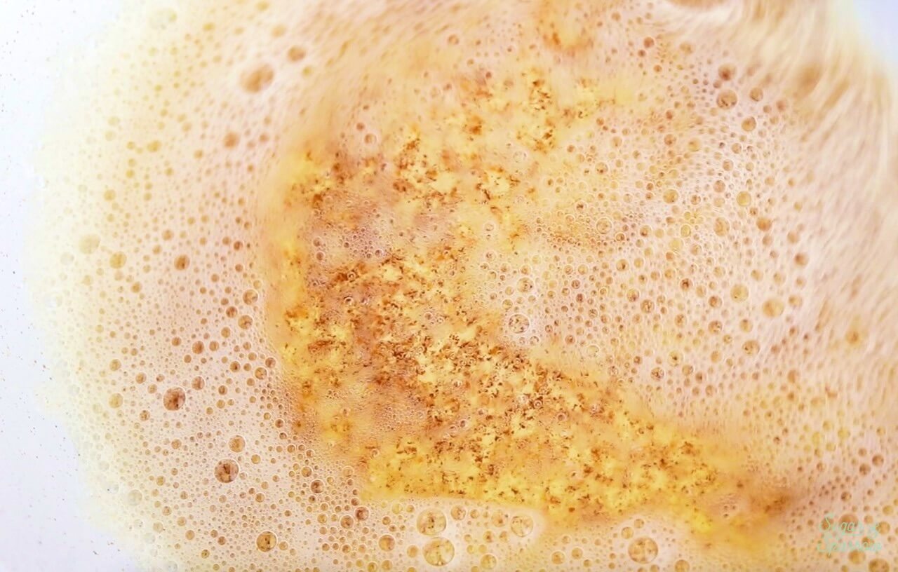 milk solids caramelizing in brown butter recipe