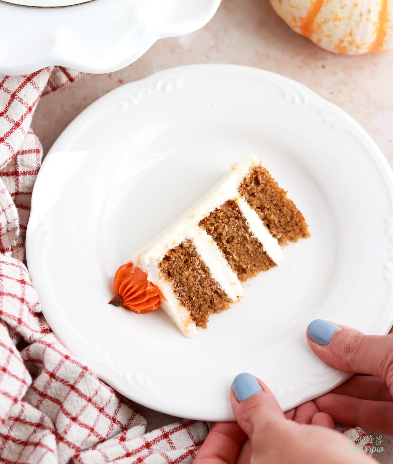 small batch pumpkin cake recipe with cream cheese frosting