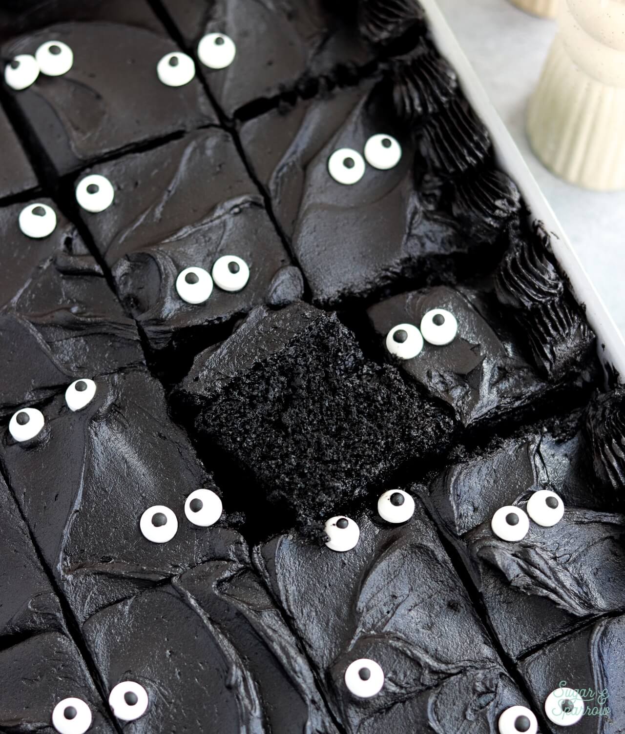 black velvet cake recipe for 9x13 pan with black frosting