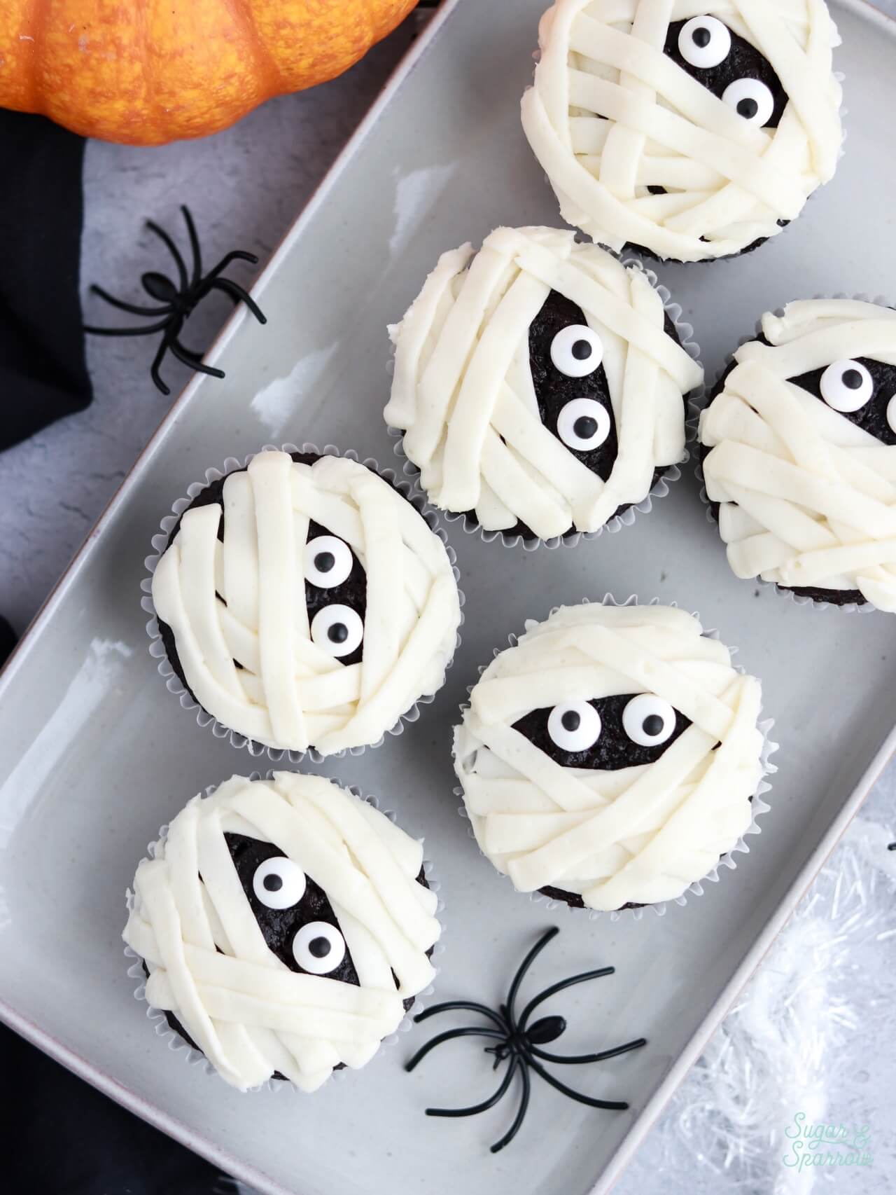 mummy cupcakes recipe for halloween