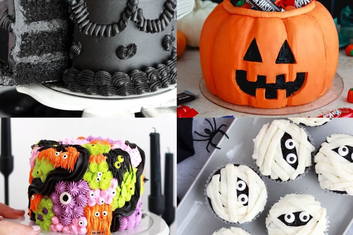 Halloween cakes cupcakes and treats