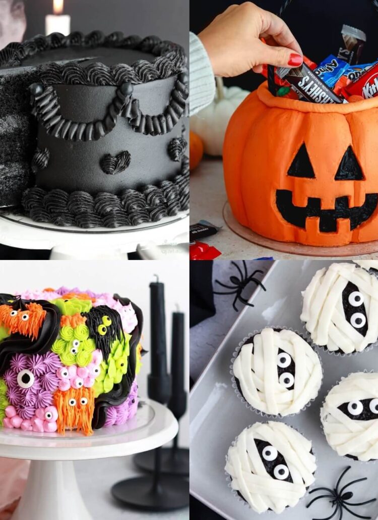 Halloween cakes cupcakes and treats