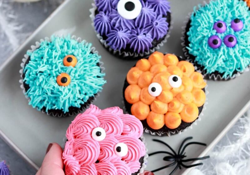 how to make monster cupcakes